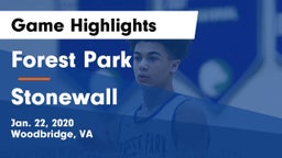 Forest Park  vs Stonewall  Game Highlights - Jan. 22, 2020