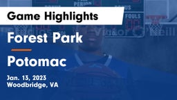 Forest Park  vs Potomac  Game Highlights - Jan. 13, 2023