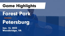 Forest Park  vs Petersburg  Game Highlights - Jan. 14, 2023
