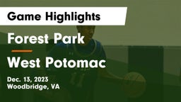 Forest Park  vs West Potomac  Game Highlights - Dec. 13, 2023