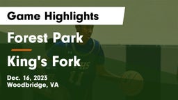 Forest Park  vs King's Fork  Game Highlights - Dec. 16, 2023