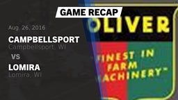 Recap: Campbellsport  vs. Lomira  2016