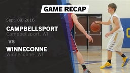 Recap: Campbellsport  vs. Winneconne  2016