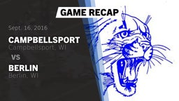 Recap: Campbellsport  vs. Berlin  2016