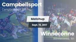 Matchup: Campbellsport High vs. Winneconne  2017