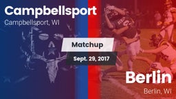 Matchup: Campbellsport High vs. Berlin  2017