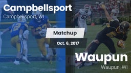 Matchup: Campbellsport High vs. Waupun  2017
