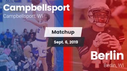 Matchup: Campbellsport High vs. Berlin  2019