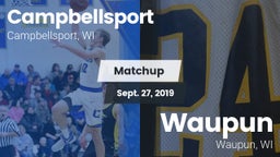 Matchup: Campbellsport High vs. Waupun  2019
