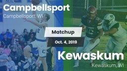 Matchup: Campbellsport High vs. Kewaskum  2019