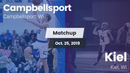 Matchup: Campbellsport High vs. Kiel  2019