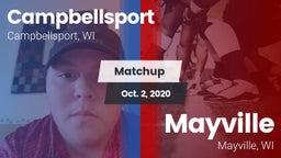Matchup: Campbellsport High vs. Mayville  2020