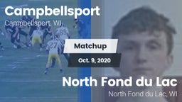 Matchup: Campbellsport High vs. North Fond du Lac  2020