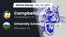Recap: Campbellsport  vs. University School of Milwaukee 2021