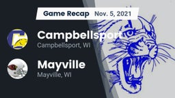 Recap: Campbellsport  vs. Mayville  2021