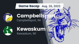 Recap: Campbellsport  vs. Kewaskum  2022