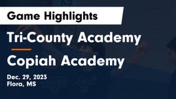 Tri-County Academy  vs Copiah Academy  Game Highlights - Dec. 29, 2023