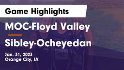 MOC-Floyd Valley  vs Sibley-Ocheyedan Game Highlights - Jan. 31, 2023