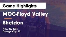 MOC-Floyd Valley  vs Sheldon  Game Highlights - Nov. 28, 2023