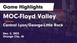 MOC-Floyd Valley  vs Central Lyon/George-Little Rock  Game Highlights - Dec. 5, 2023
