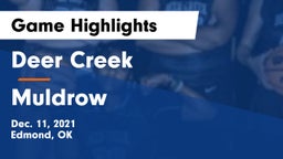 Deer Creek  vs Muldrow  Game Highlights - Dec. 11, 2021