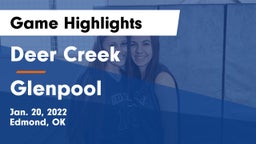 Deer Creek  vs Glenpool  Game Highlights - Jan. 20, 2022