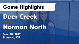 Deer Creek  vs Norman North  Game Highlights - Jan. 28, 2022