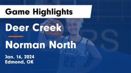 Deer Creek  vs Norman North  Game Highlights - Jan. 16, 2024