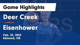 Deer Creek  vs Eisenhower  Game Highlights - Feb. 23, 2024