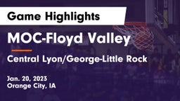 MOC-Floyd Valley  vs Central Lyon/George-Little Rock  Game Highlights - Jan. 20, 2023