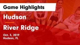 Hudson  vs River Ridge  Game Highlights - Oct. 3, 2019