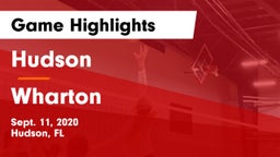 Hudson  vs Wharton  Game Highlights - Sept. 11, 2020