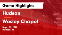 Hudson  vs Wesley Chapel  Game Highlights - Sept. 26, 2020