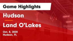 Hudson  vs Land O'Lakes  Game Highlights - Oct. 8, 2020