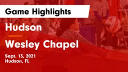 Hudson  vs Wesley Chapel  Game Highlights - Sept. 13, 2021