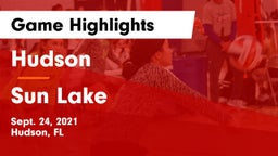 Hudson  vs Sun Lake   Game Highlights - Sept. 24, 2021