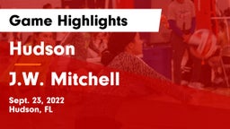 Hudson  vs J.W. Mitchell  Game Highlights - Sept. 23, 2022