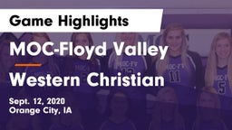 MOC-Floyd Valley  vs Western Christian  Game Highlights - Sept. 12, 2020