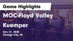 MOC-Floyd Valley  vs Kuemper  Game Highlights - Oct. 21, 2020