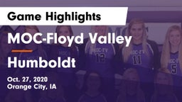 MOC-Floyd Valley  vs Humboldt  Game Highlights - Oct. 27, 2020