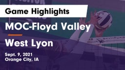 MOC-Floyd Valley  vs West Lyon  Game Highlights - Sept. 9, 2021