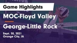 MOC-Floyd Valley  vs George-Little Rock  Game Highlights - Sept. 30, 2021