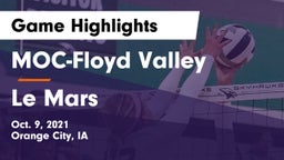 MOC-Floyd Valley  vs Le Mars  Game Highlights - Oct. 9, 2021