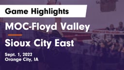 MOC-Floyd Valley  vs Sioux City East  Game Highlights - Sept. 1, 2022