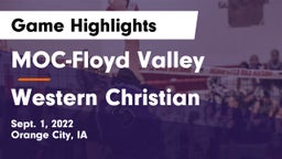 MOC-Floyd Valley  vs Western Christian  Game Highlights - Sept. 1, 2022