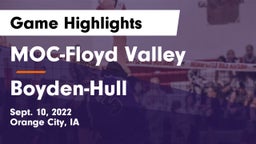 MOC-Floyd Valley  vs Boyden-Hull  Game Highlights - Sept. 10, 2022
