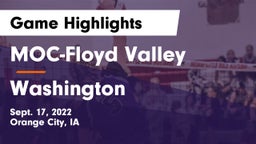 MOC-Floyd Valley  vs Washington  Game Highlights - Sept. 17, 2022