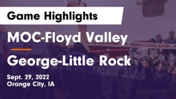 MOC-Floyd Valley  vs George-Little Rock  Game Highlights - Sept. 29, 2022