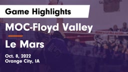 MOC-Floyd Valley  vs Le Mars  Game Highlights - Oct. 8, 2022