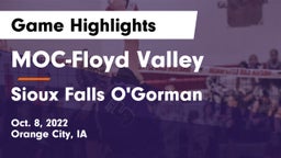 MOC-Floyd Valley  vs Sioux Falls O'Gorman  Game Highlights - Oct. 8, 2022